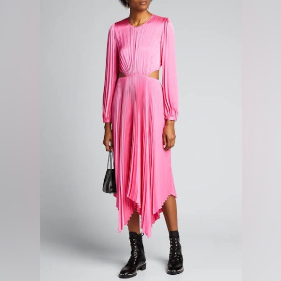 ALC Naples Pink Handkerchief Dress size 0 - Picture 1 of 8